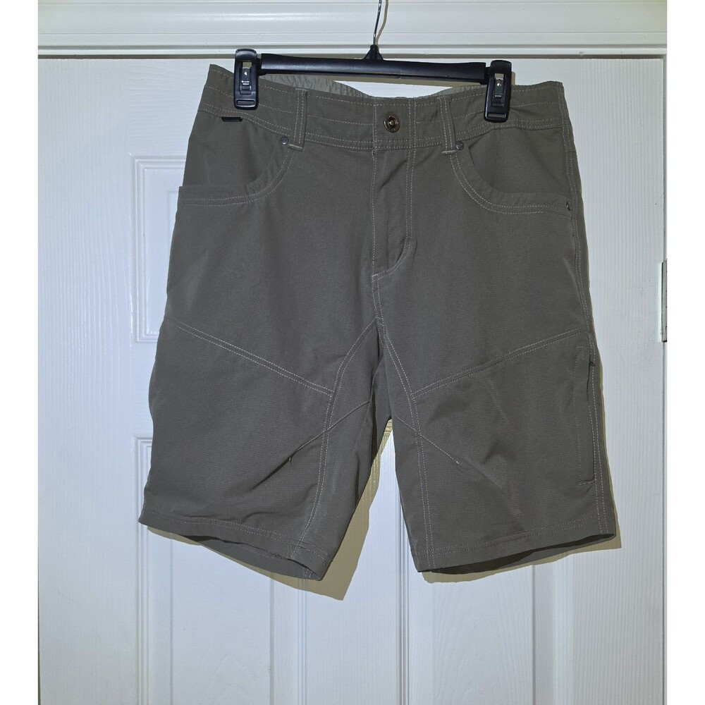 KUHL Silencr Short Men Sz 32 Storm Khaki Outdoor Gorpcore Hiking Biking